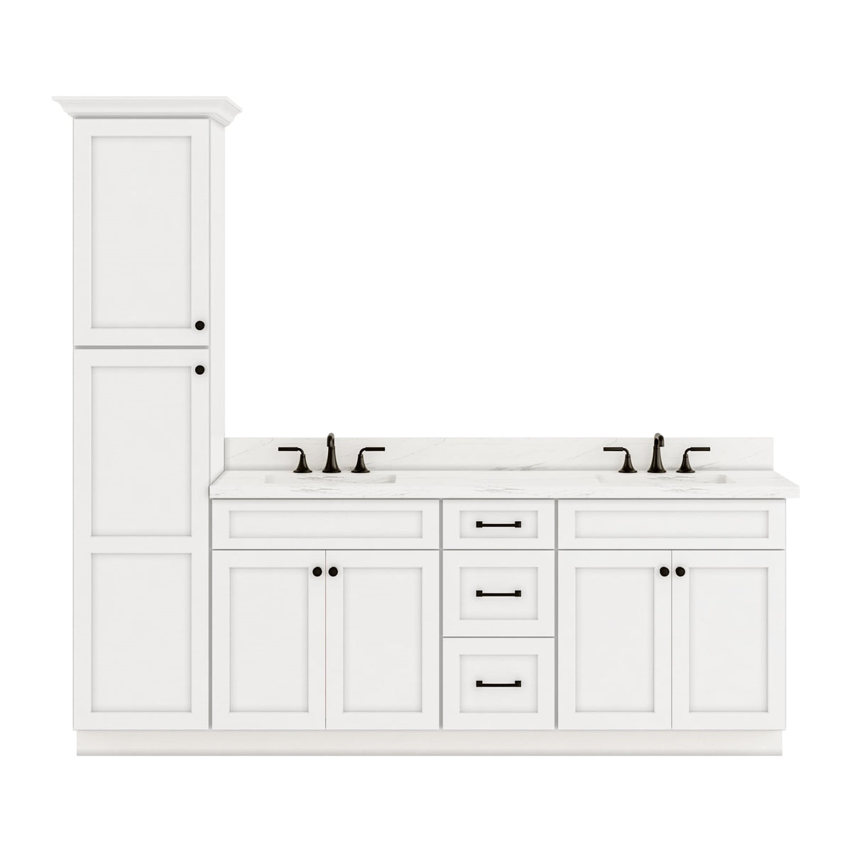 51″ Vanity Combination (51″-54″ W/Filler)