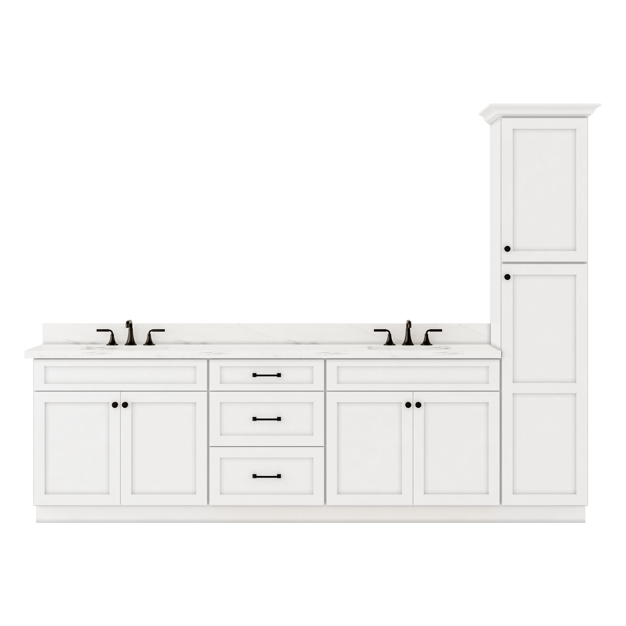 51″ Vanity Combination (51″-54″ W/Filler) | Picture Perfect Kitchen ...
