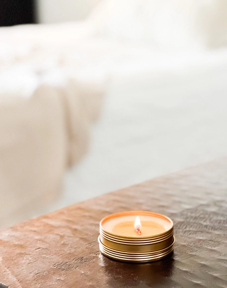Golden Travel Mini Candles
