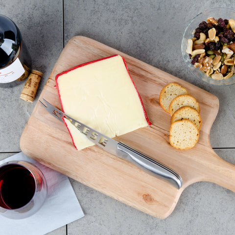 Stainless Steel Serrated Cheese Knife - Essential Kitchen Tool 