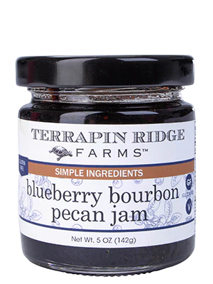 Blueberry Bourbon Pecan Jam 5 oz | Picture Perfect Kitchen Designs