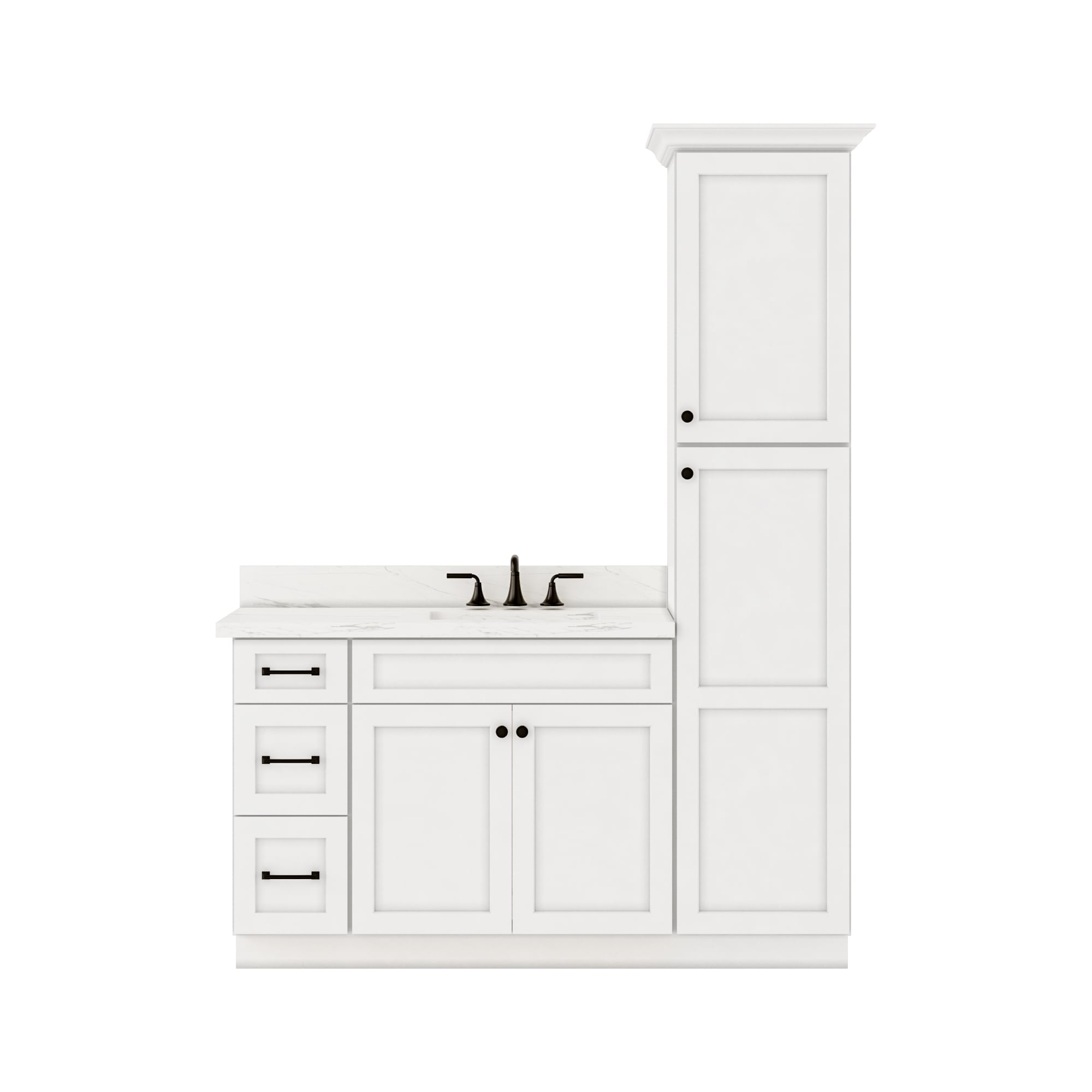 51″ Vanity Combination (51″-54″ W/Filler) | Picture Perfect Kitchen ...