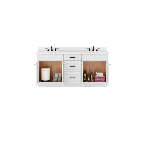 72" Vanity Combination 72-75 w/ Filler- On Trend | Picture Perfect Kitchen Designs