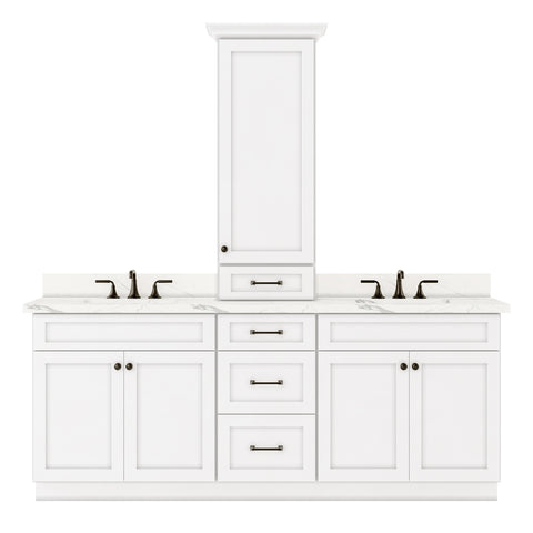 84″ Vanity Combination (84″-87″ W/Filler)