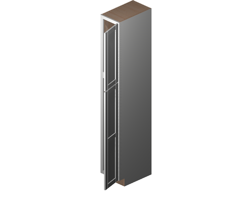 12″ Vanity Linen Closet – Adjustable Shelves - VLC122184 AS