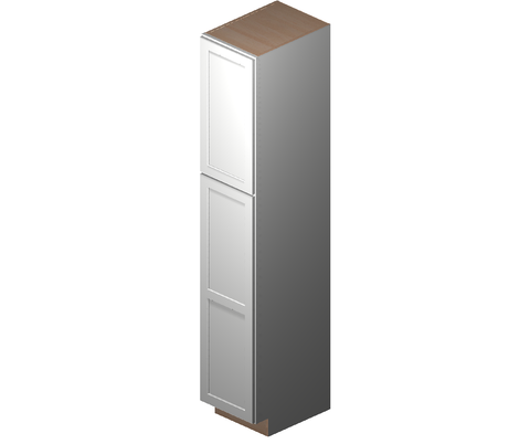 15″ Vanity Linen Closet – Adjustable Shelves - VLC152184-AS