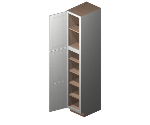 15″ Vanity Linen Closet – Adjustable Shelves - VLC152184-AS