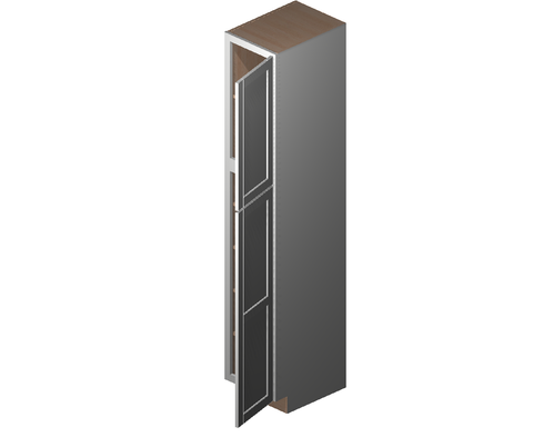 15″ Vanity Linen Closet – Adjustable Shelves - VLC152184-AS