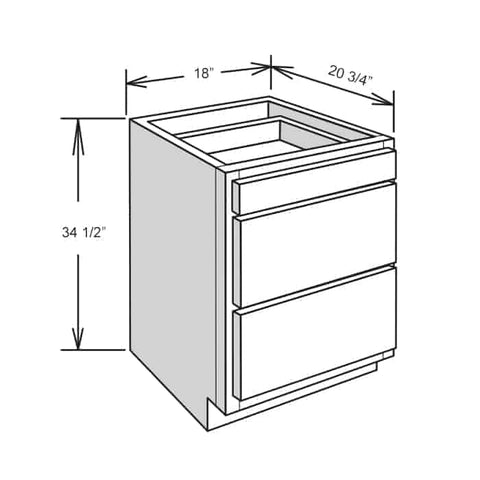 72" Vanity Combination 72-75 w/ Filler- On Trend | Picture Perfect Kitchen Designs