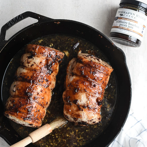Blueberry Bourbon Pecan Jam 5 oz | Picture Perfect Kitchen Designs