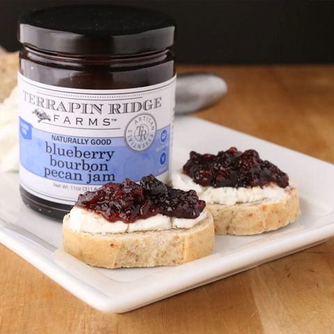 Blueberry Bourbon Pecan Jam 5 oz | Picture Perfect Kitchen Designs
