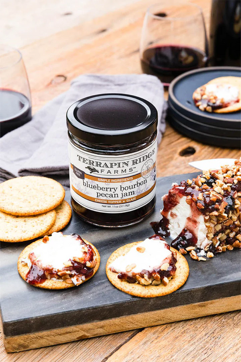 Blueberry Bourbon Pecan Jam 5 oz | Picture Perfect Kitchen Designs