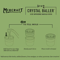 Crystal Baller Ice Sphere Mold Set of 2 | Picture Perfect Kitchen Designs