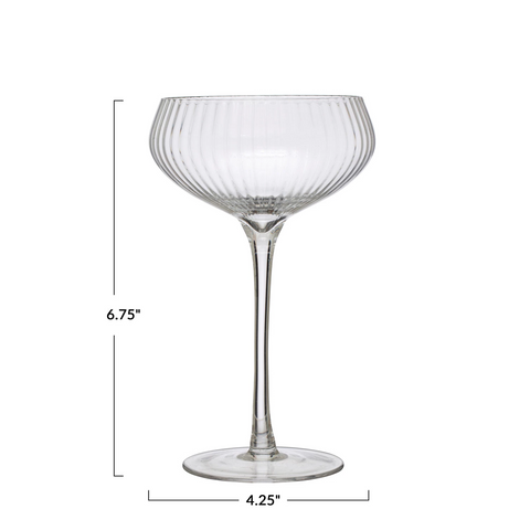 8 oz. Stemmed Champagne/Coupe Glass
