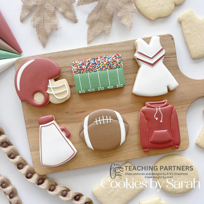 Touchdown Treats : Fall Football Cookie Decorating Workshop, September 24th 2024, 6:30pm-8pm