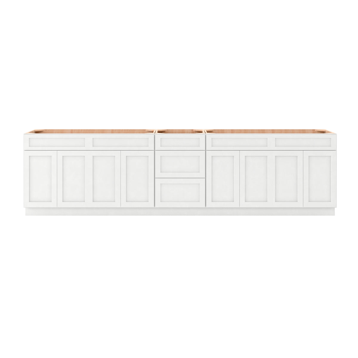 129″ Vanity Combination (129″-132″ W/Filler) – Picture Perfect Kitchen Home