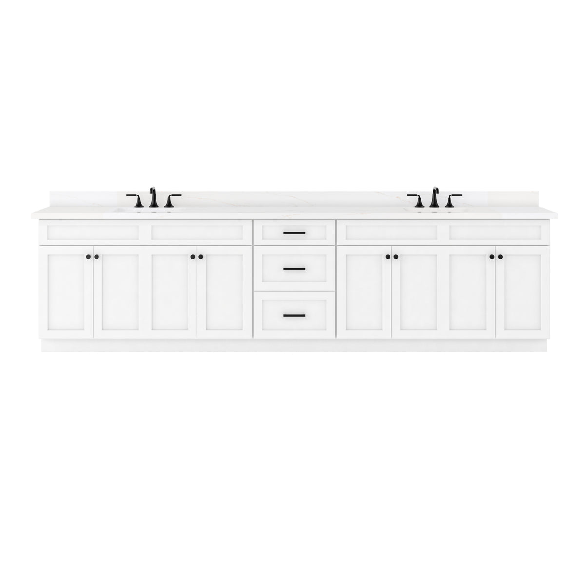 129″ Vanity Combination (129″-132″ W/Filler) – Picture Perfect Kitchen Home