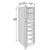 12″ Vanity Linen Closet – Adjustable Shelves