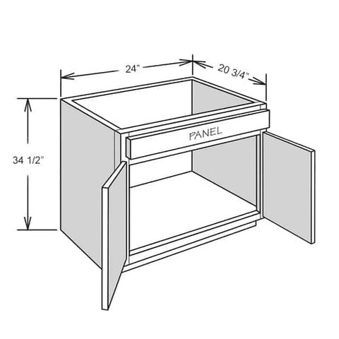 63″ Vanity Combination (63″-66″ W/Filler) - On Trend