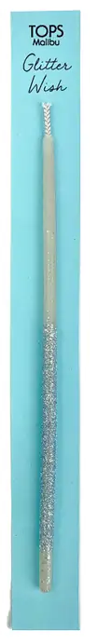 Single Glitter Beeswax Candles - Festive & Natural