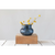 Blue Glass Hobnail Candle holder / vase