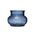 Blue Glass Hobnail Candle holder / vase