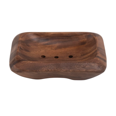 Acacia Wood Soap Dish | Picture Perfect Kitchen Designs