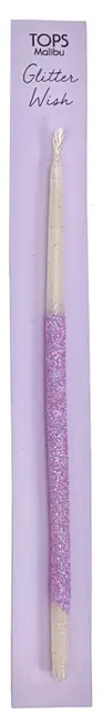 Single Glitter Beeswax Candles - Festive & Natural