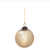 4" Round Mercury Glass Ball Ornament / Gold