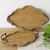Wood Tray with Handles - Arabesque Medium size