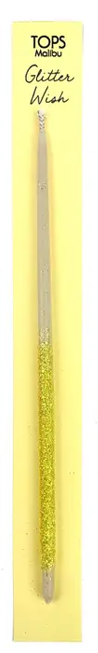 Single Glitter Beeswax Candles